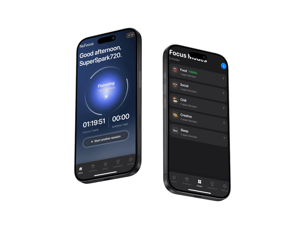 NuFocus App on Phones